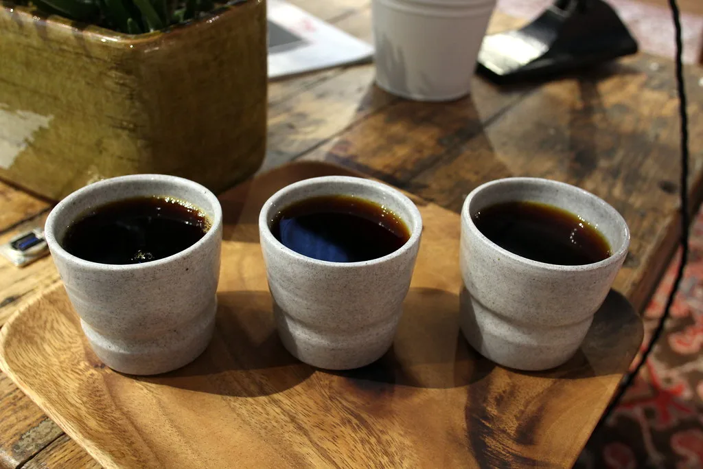 Cafés de filtro servidos en Has Bean.