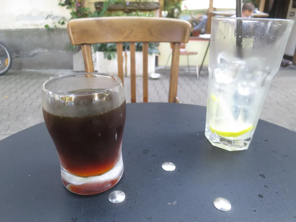 Café preparado por extracción en frío.