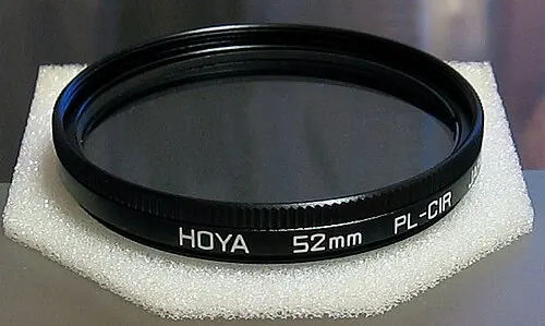 Filtro polarizzatore circolare Hoya PL-CIR da 52 millimetri