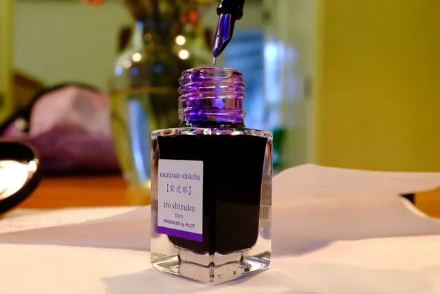 Pilot Metropolitan mit Iroshizuku Murasaki-shikibu.